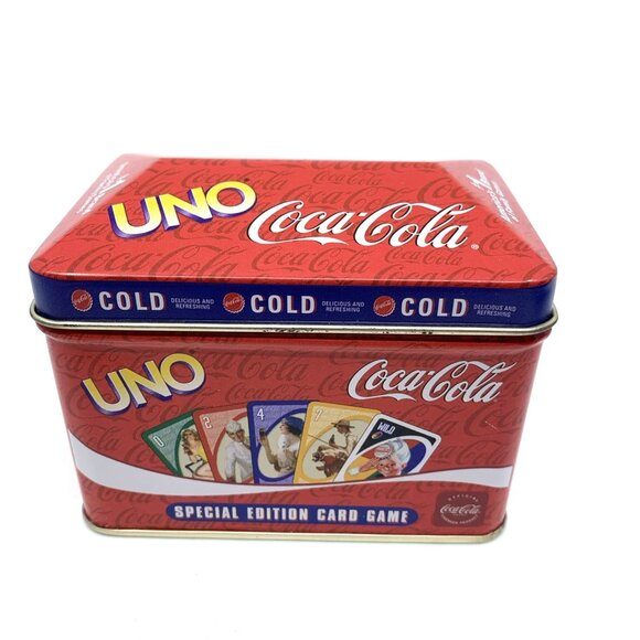 2004 Coca-Cola UNO Playing Cards w/Special Edition Collector Tin Sealed Decks - Picture 4 of 9